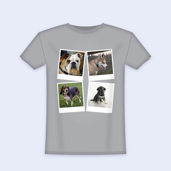 Hundefoto-Collage T-Shirt