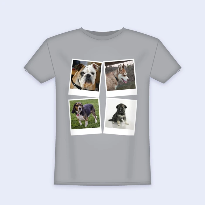 Hundefoto-Collage T-Shirt