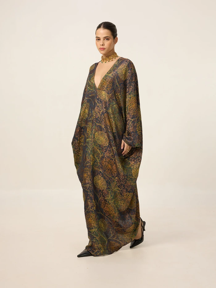 Multi-colour Digital Print Kaftan