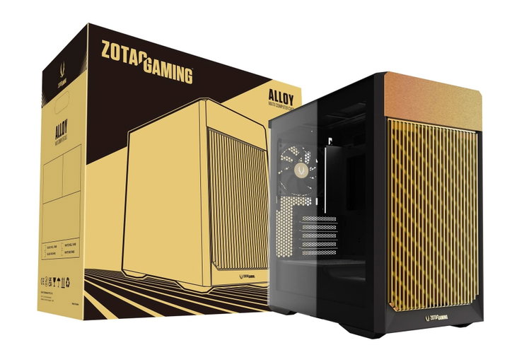 ZOTAC GAMING ALLOY mATX Computer Case (Black)