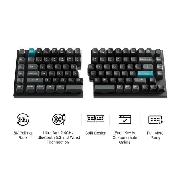 Keychron Q11 Ultra 8K Wireless Custom Mechanical Keyboard
