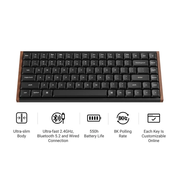 Keychron K3 Ultra 8K Wireless Custom Mechanical Keyboard