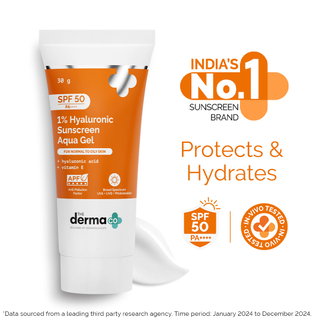 1% Hyaluronic Sunscreen Aqua Gel with SPF 50 & PA++++ - 30g
