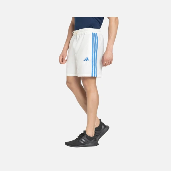 Adidas Solid Men White Sports Shorts