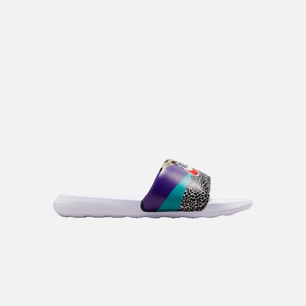Nike womens Victori One Print White Slide Sandal