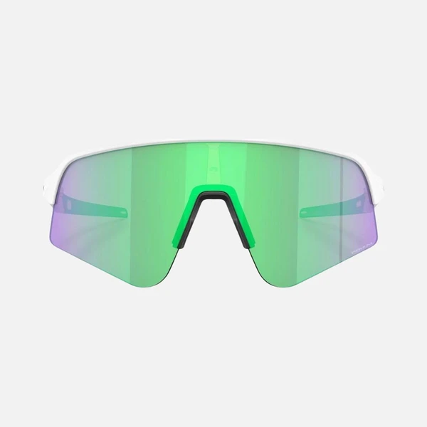 Oakley Sutro Lite Sweep Sunglasses Matte White/Prizm Jade Road Lenses
