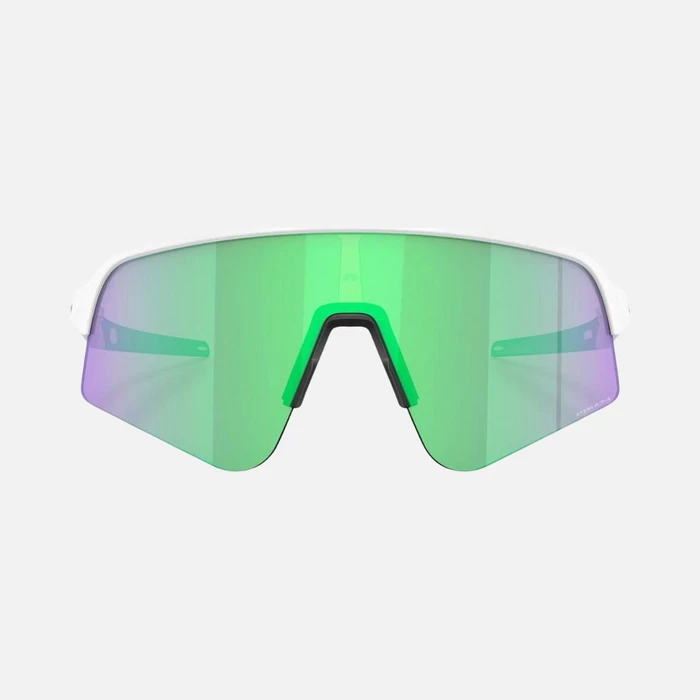 Oakley Sutro Lite Sweep Sunglasses Matte White/Prizm Jade Road Lenses