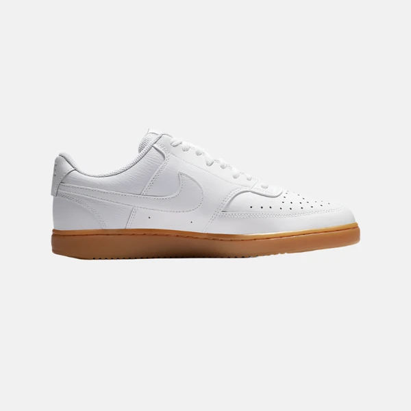 Nike Court Vision Low Men's Basketball Shoes -White/Photon Dust/Gum Light Brown/White