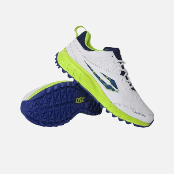 Dsc Superstorm Cricket Shoes (Fluoro / Blue)
