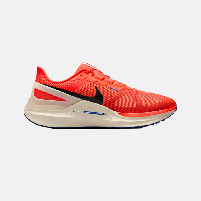 Nike Structure 25 Men's Road Running Shoes -Hyper Crimson/Astronomy Blue/Pale Ivory/Black