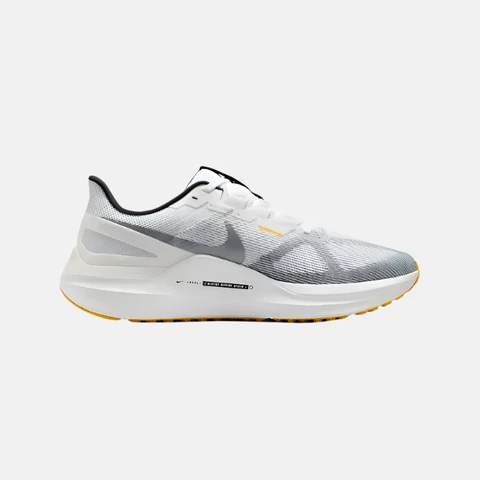 Nike Structure 25 Men's Road Running Shoes -White/Laser Orange/Smoke Grey/Black
