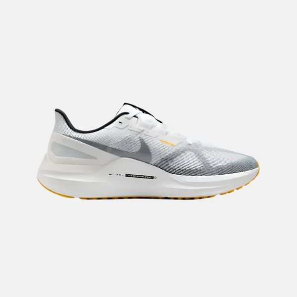Nike Structure 25 Men's Road Running Shoes -White/Laser Orange/Smoke Grey/Black