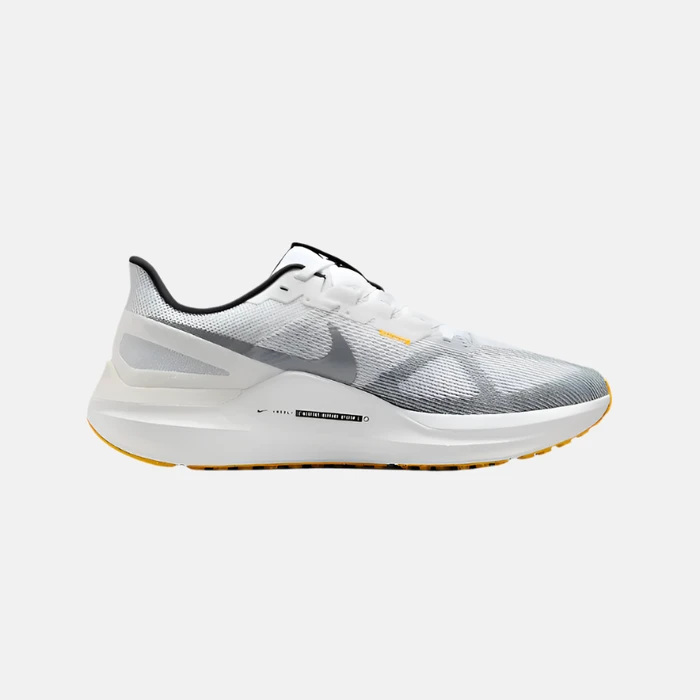 Nike Structure 25 Men's Road Running Shoes -White/Laser Orange/Smoke Grey/Black