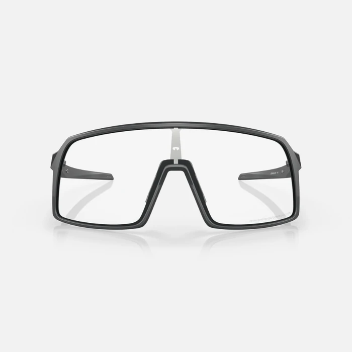 Oakley Sutro Matte Clear Black Iridium Photochromic Sunglasses Matte Carbon Frame