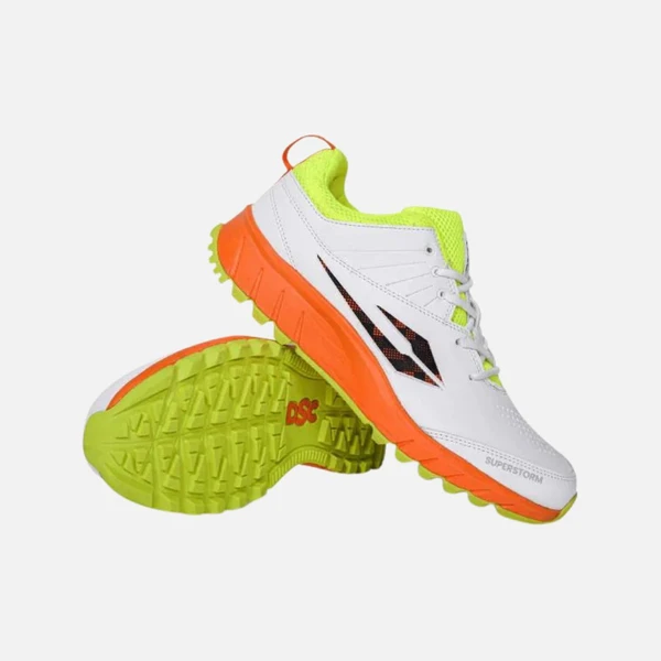 Dsc Superstorm Cricket Shoes (Orange / Fluoro)