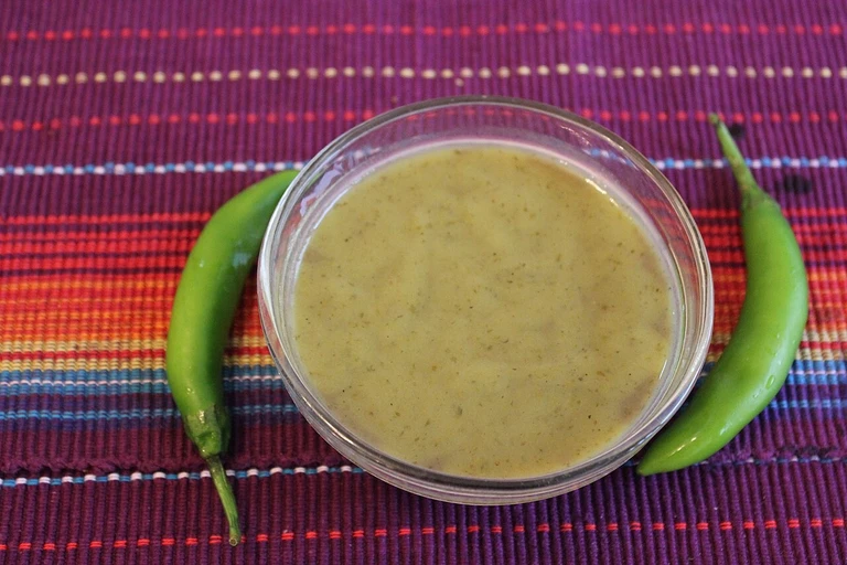 Green Chilli Sauce (Hari Mirch Sauce)