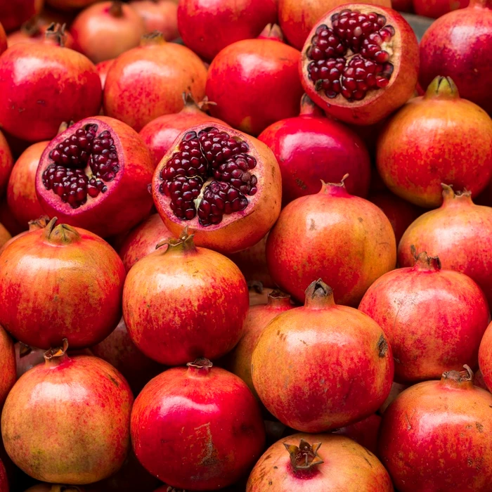 Ruby Pomegranates, 3 pcs
