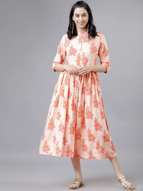 Anjas ivory anarkali