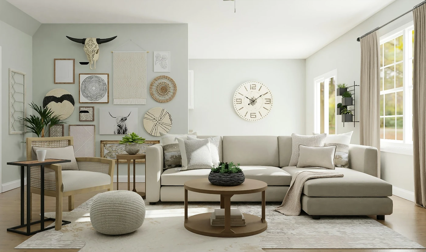 A bright living room