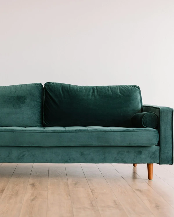 Verde Velvet Sofa