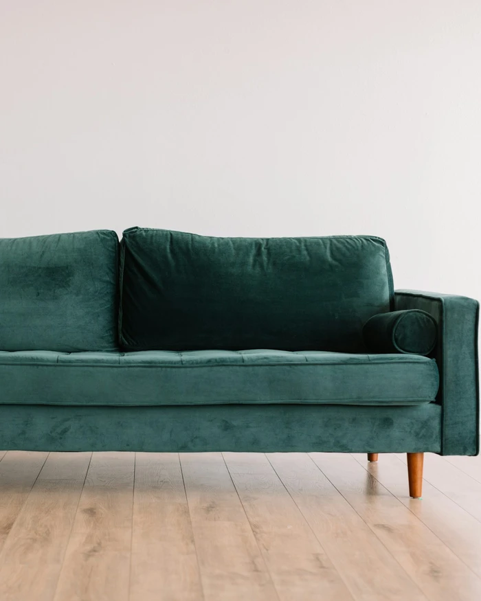Verde Velvet Sofa