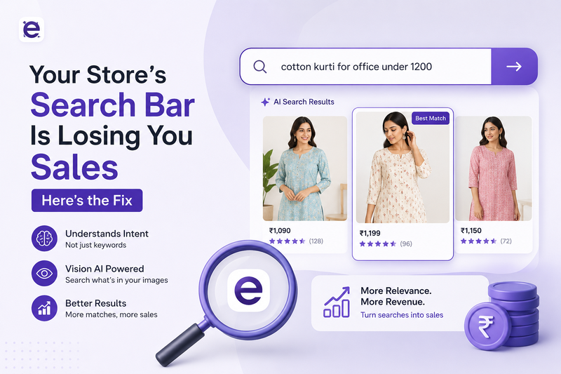 Your Store's Search Bar Is Losing You Sales - Here's the Fix