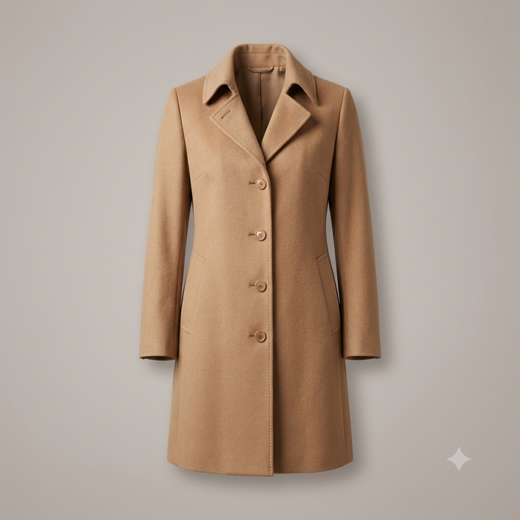 Camel wool coat