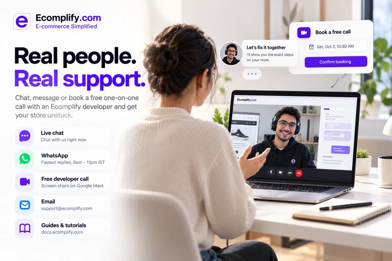 Stuck on Your Store? Talk to a Real Developer, Not a Help Article