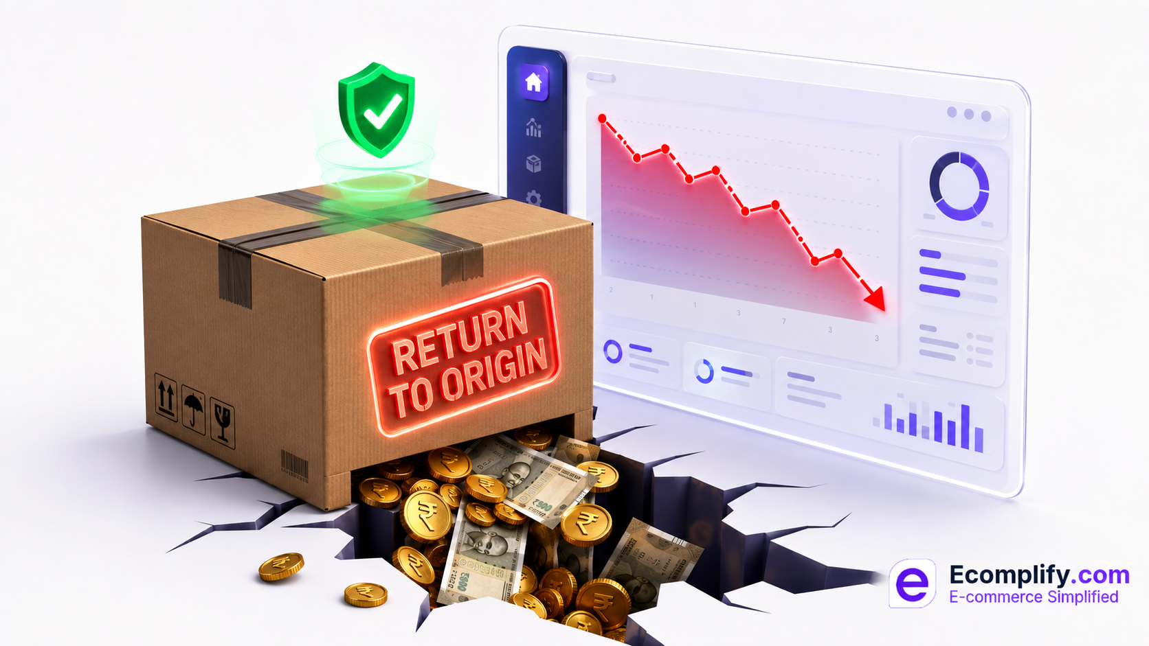 The Silent Margin Killer: How RTO Is Eating 15% of Your Monthly Revenue (And the 7 Fixes Built Into Ecomplify)