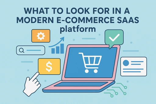 What To Look For In a Modern E Commerce SaaS Platform